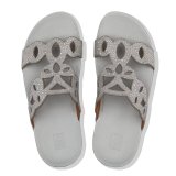 ELORA CRYSTAL SLIDES - SILVER