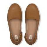 SIREN LEATHER ESPADRILLES - LIGHT TAN