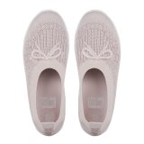 ÜBERKNIT TM SLIP-ON BALLERINA WITH BOW - NEON BLUSH/WITH es