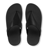 LULU TM LEATHER TOEPOST - BLACK CO