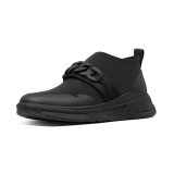 HEDA CHAIN SLIP - ON SNEAKERS - ALL BLACK es