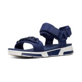 HEDA CHAIN BACK STRAP SANDALS - MIDNIGHT NAVY