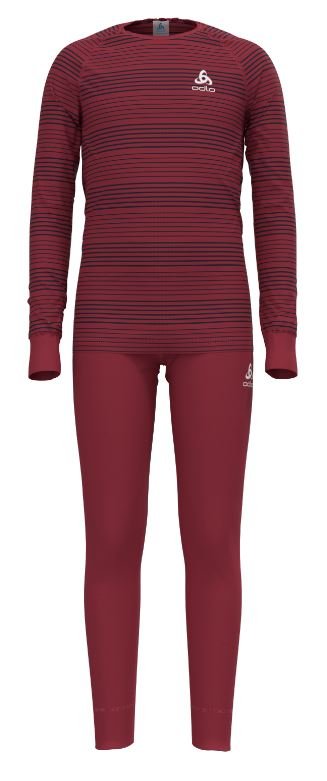 SET LONG ACTIVE WARM ECO SET - DEEP CLARET / DARK SAPPHIRE