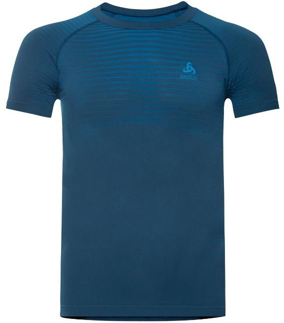 BL TOP CREW NECK S/S PERFORMANCE LIGHT - BLUE WING TEAL / INDIGO BUNTING