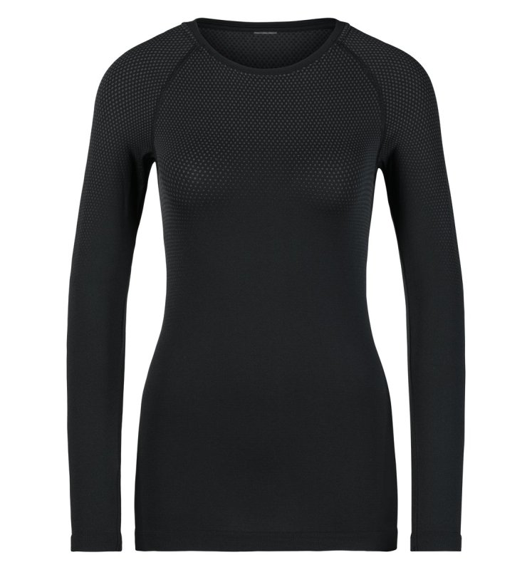 BL TOP CREW NECK L/S PERFORMANCE LIGHT ECO - BLACK