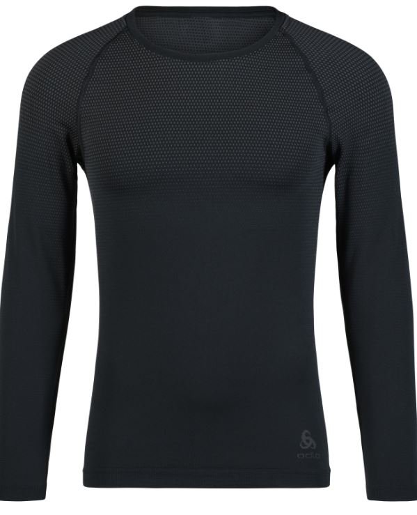BL TOP CREW NECK L/S PERFORMANCE LIGHT ECO - BLACK
