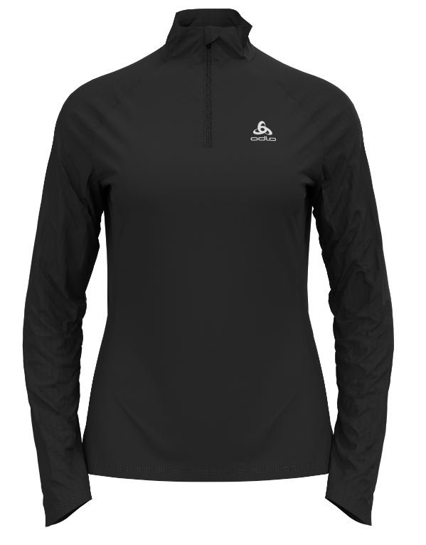 MIDLAYER 1/2 ZIP ESSENTIAL CERAMIWARM - BLACK