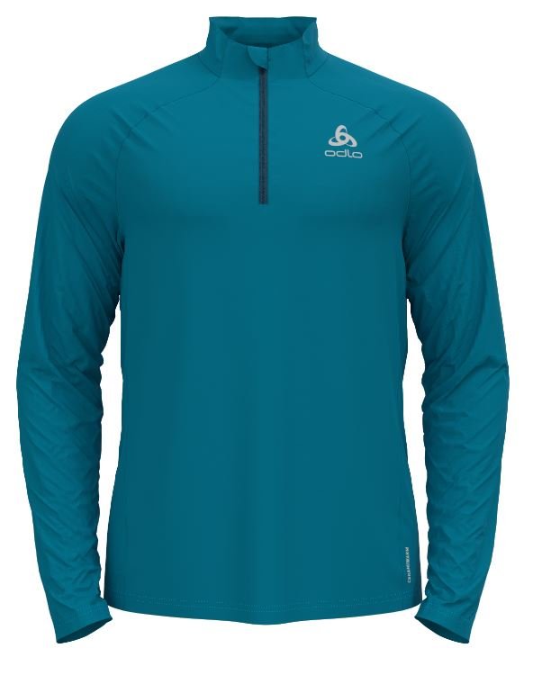 MIDLAYER 1/2 ZIP ESSENTIAL CERAMIWARM - STUNNING BLUE