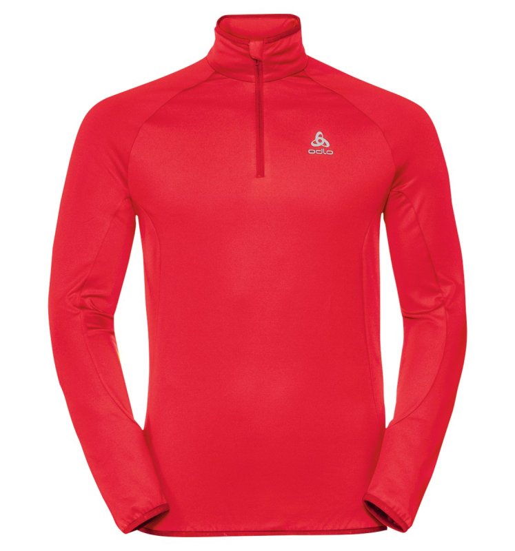 MID LAYER 1/2 ZIP BERRA LIGHT - CHINESE RED