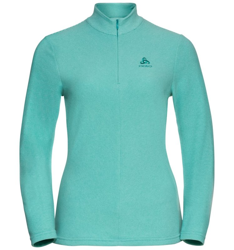 MIDLAYER 1/2 ZIP ROY - JADED / WHITE / STRIPES