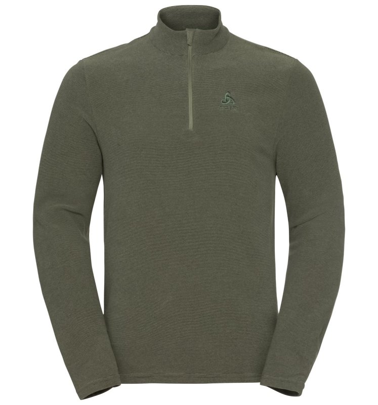 MIDLAYER 1/2 ZIP ROY - DEEP DEPTHS / OLIVINE / STRIPES