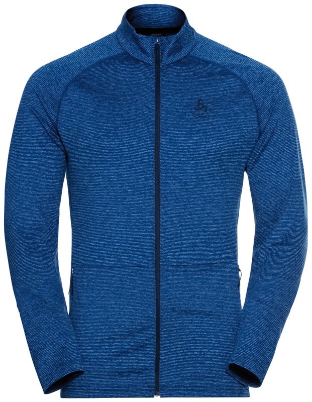 MIDLAYER FULL ZIP SESVENNA - ESTATE BLUE MELANGE