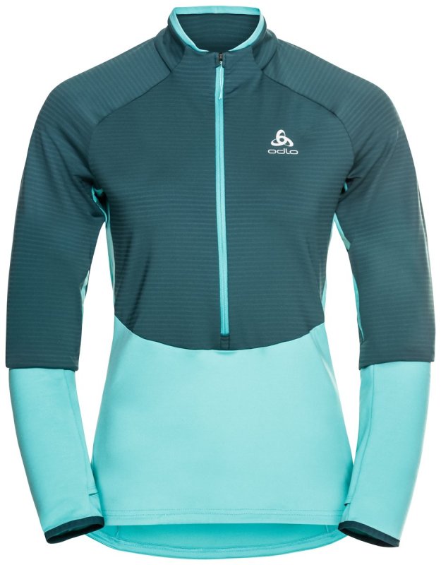 MIDLAYER 1/2 ZIP SESVENNA SL - BALSAM / JADED