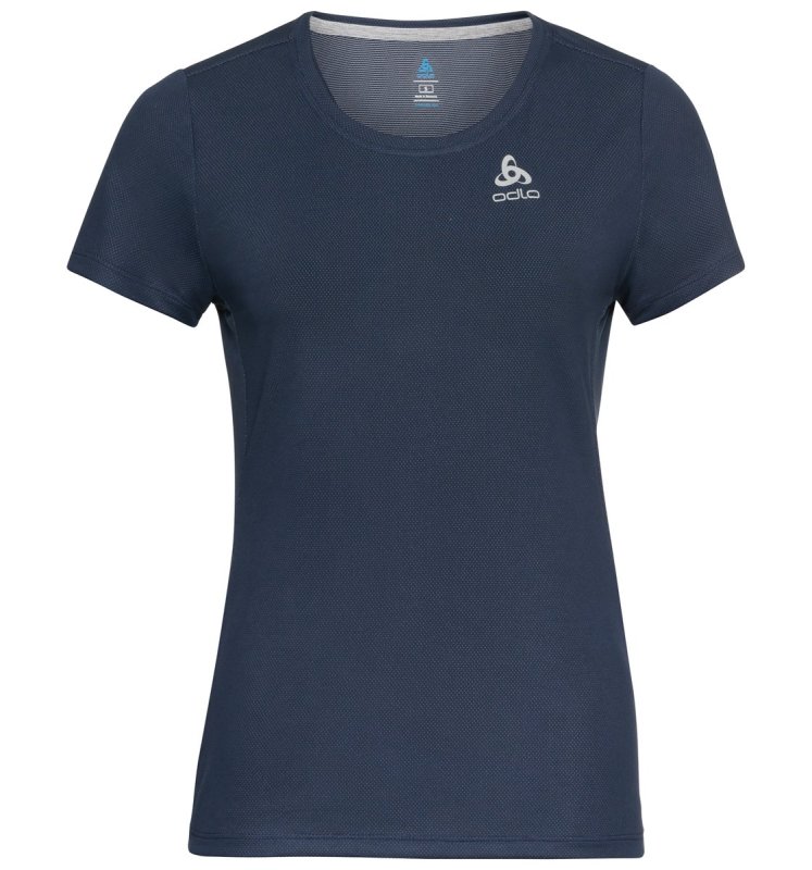 T SHIRT S/S CREW NECK F DRY - DIVING NAVY