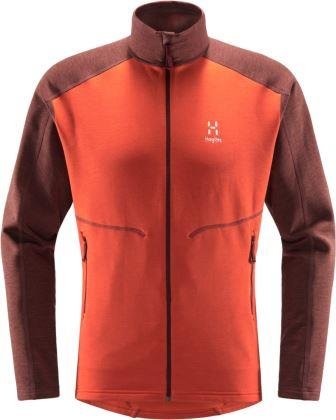HERON JACKET - HABANERO/MAROON RED