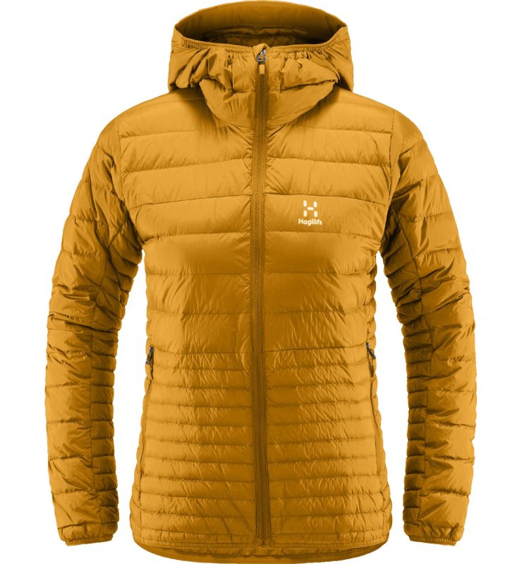 MICRO NORDIC DOWN Q HOOD WOMEN- AUTUMN LEAVES