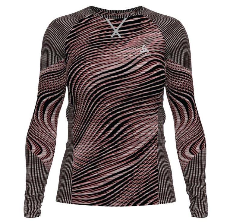 BL TOP CREW NECK L/S BLACKCOMB ECO - SIESTA / SPACE DYE