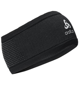 HEADBAND VELOCITY CERAMIWARM - BLACK / ODLO STEEL GREY