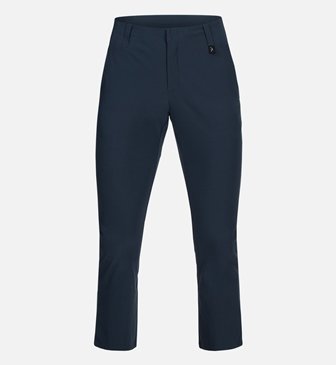 SWINLEY CROPPED PANTS W - BLUE STEEL