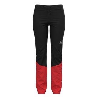 PANTS ENGVIK - BLACK / POPPY RED