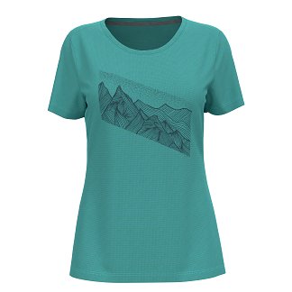 T SHIRT S/S CREW NECK F DRY PRINT - JADED   GRAPHIC SS21