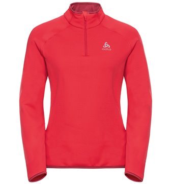 CARVE WARM MIDLAYER 1/2  ZIP - HIBISCUS