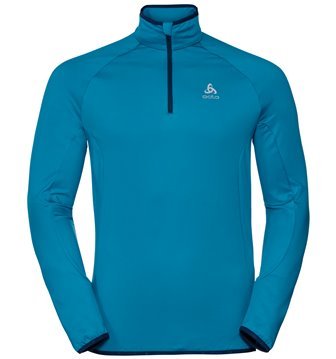 CARVE LIGHT MIDLAYER 1/2 ZIP - BLUE JEWEL