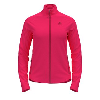 MIDLAYER FULL ZIP BERRA - DIVA PINK