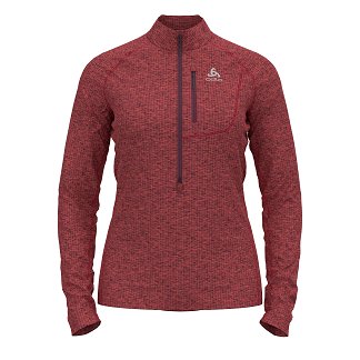 MIDLAYER 1/2 ZIP FLI - WINETASTING MELANGE