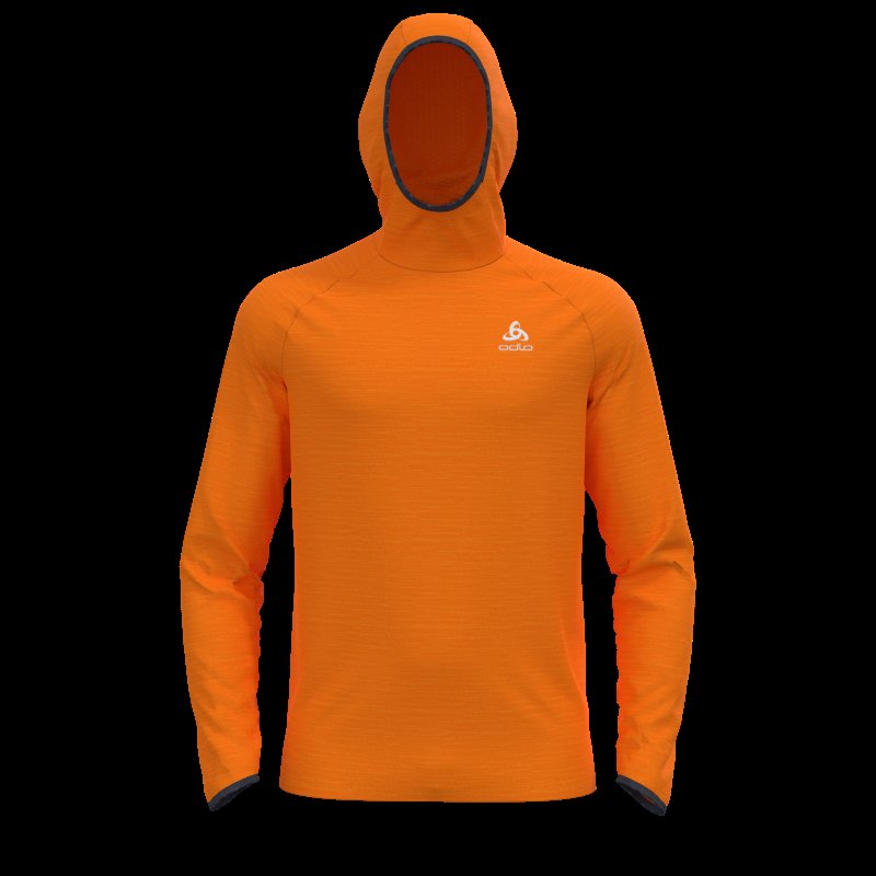 MID LAYER HOODY ESSENTIAL THERMAL - ORIOLE MELANGE