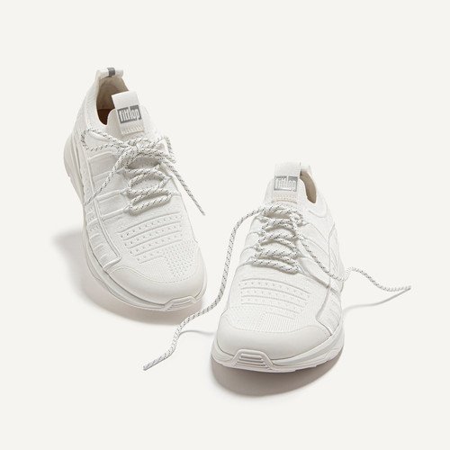 VITAMIN FF KNIT SPORTS TRAINERS - URBAN WHITE