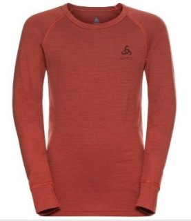 SET LONG MERINO 200 KIDS - KETCHUP