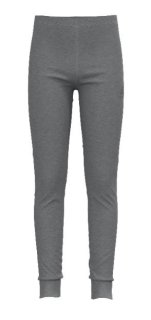 BL BOTTOM LONG MERINO 200 KIDS - GREY MELANGE / GREY MELANGE
