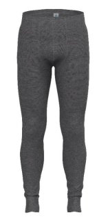 BL BOTTOM LONG ACTIVE WARM ECO - ODLO STEEL GREY MELANGE