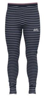 BL BOTTOM LONG ACTIVE WARM ORIGINALS ECO - DARK SAPPHIRE / ODLO SILVER GREY
