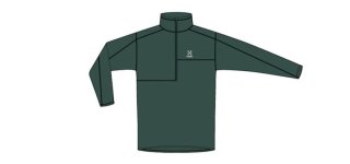 BUTEO 1/2 ZIP - FJELL GREEN