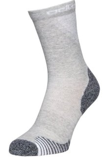SOCKS CREW ACTIVE WARM RUNNING - ODLO SILVER GREY