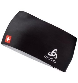 HEADBAND COMPETITION FAN WARM - SWISSSKI BLACK