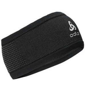 HEADBAND VELOCITY CERAMIWARM - BLACK / ODLO STEEL GREY