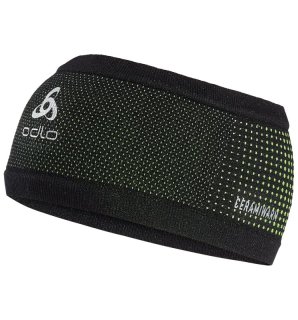 HEADBAND VELOCITY CERAMIWARM - BLACK / SAFETY YELLOW