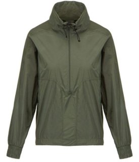 W HIT HALF ZIP -  THRILL GREEN