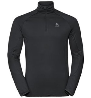 MIDLAYER 1/2 ZIP CARVE LIGHT - BLACK