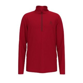 MID LAYER 1/2 ZIP BERRA KIDS - CHINESE RED