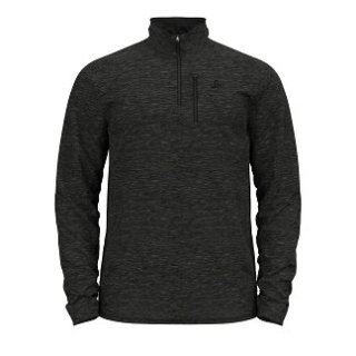 MID LAYER 1/2 ZIP BERRA SL - BLACK / SPACE DYE