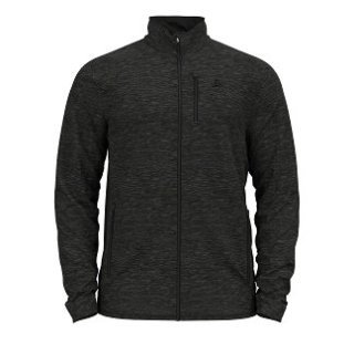 MID LAYER FULL ZIP BERRA SL - BLACK / SPACE DYE