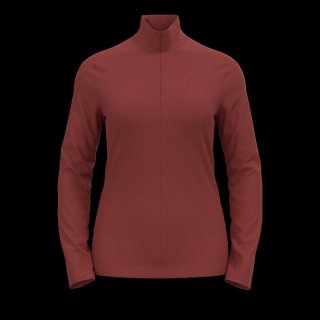 MID LAYER 1/2 ZIP ROY - PALE MAUVE / SPICED APPLE