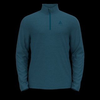 MID LAYER 1/2 ZIP ROY - SAXONY BLUE / DEEP DIVE