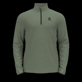 MID LAYER 1/2 ZIP ROY - MATTE GREEN / DEEP DEPTHS