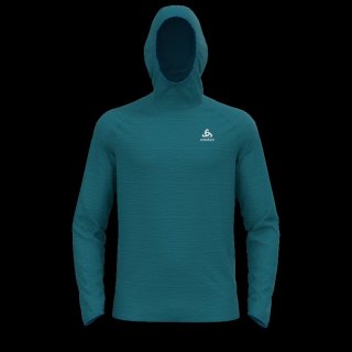 MID LAYER HOODY ESSENTIAL THERMAL - SAXONY BLUE MELANGE