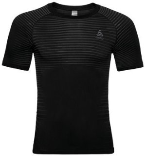 BL TOP CREW NECK S/S PERFORMANCE LIGHT - BLACK